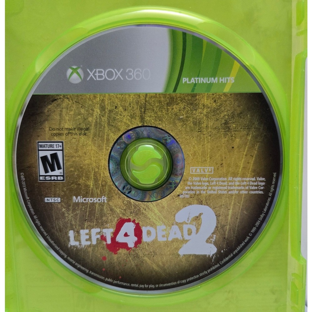 Left 4 Dead 2 Platinum Hits - Microsoft Xbox 360 - CIB Case Disc Manual Working - Picture 3 of 7